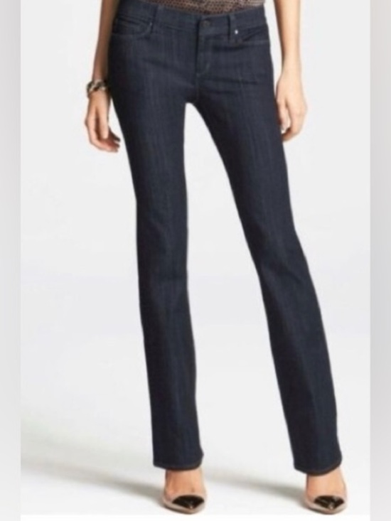 Ann Taylor Denim - Ann Taylor Women’s size 4 Modern Fit Slim Straight Dark Wash Jeans